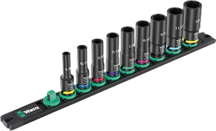 Wera 05005591001 Steckschlüsseleinsatz Steckschlüsselsatz Schwarz