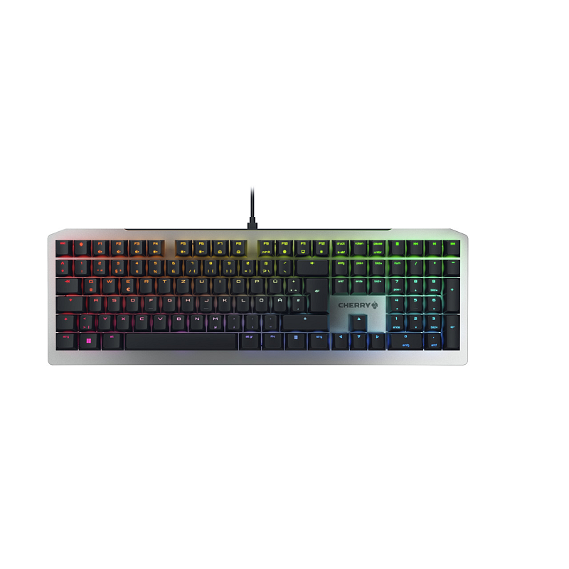 CHERRY MV3.0 RGB Tastatur Gaming USB QWERTZ Deutsch Schwarz, Grau
