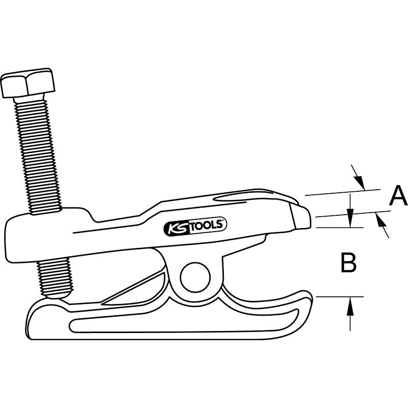 KS Tools 450.0056 Rollenabzieher