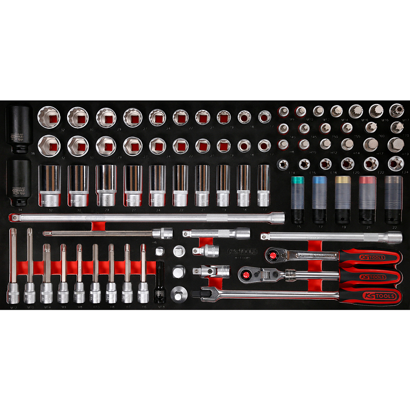 KS Tools 813.0085 Steckdosen/Steckdosen-Set Steckschlüssel-Satz
