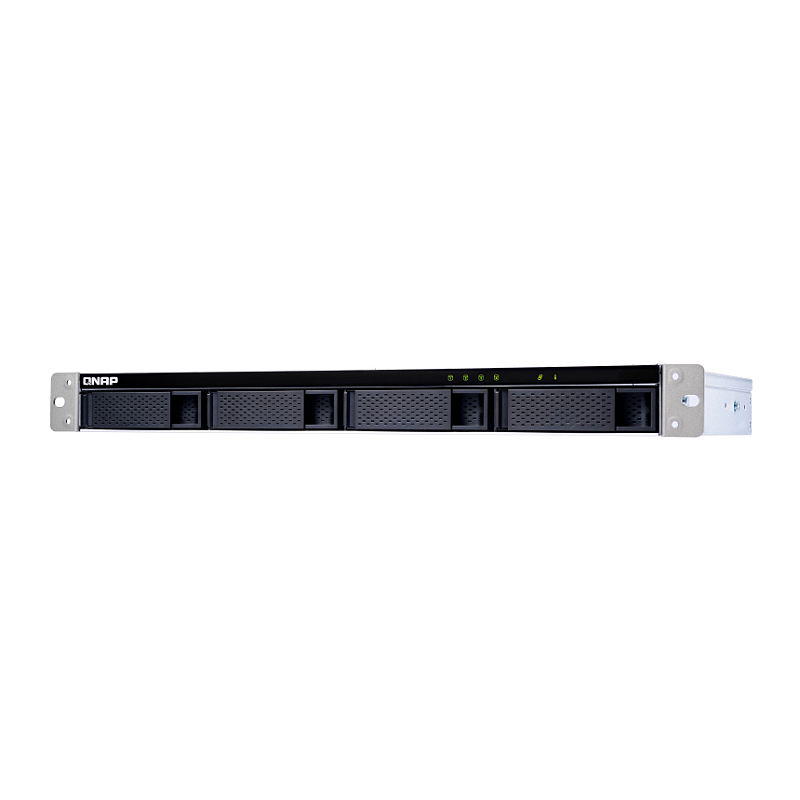 QNAP TL-R400S Speicherlaufwerksgehäuse HDD / SSD-Gehäuse Schwarz, Grau 2.5/3.5"