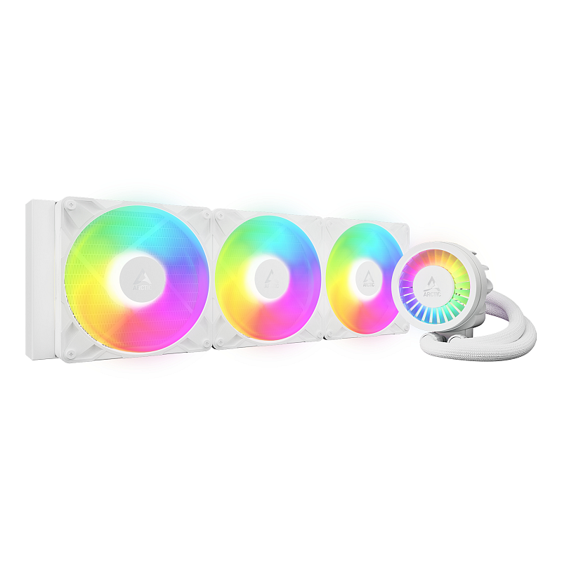 ARCTIC Liquid Freezer III Pro 420 A-RGB (White) - Multikompatibler All-in-One CPU-Wasserkühler mit A-RGB
