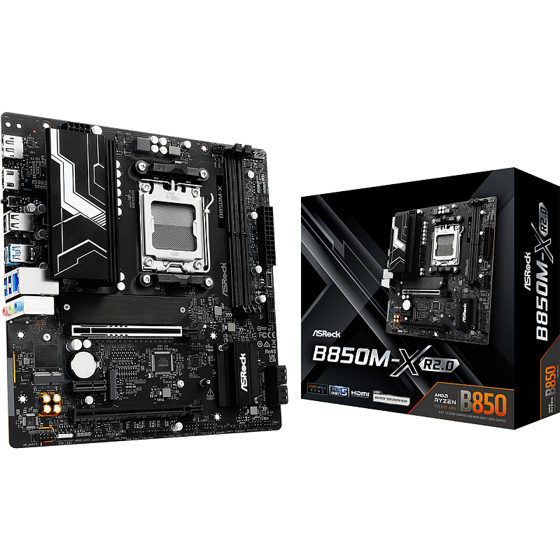 Asrock B850M-X R2.0 AMD B850 Sockel AM5 micro ATX