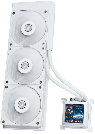 Lian Li HSLCD36SW Computerkühlsystem Computergehäuse All-in-One-Flüssigkeitskühler 12 cm Weiß