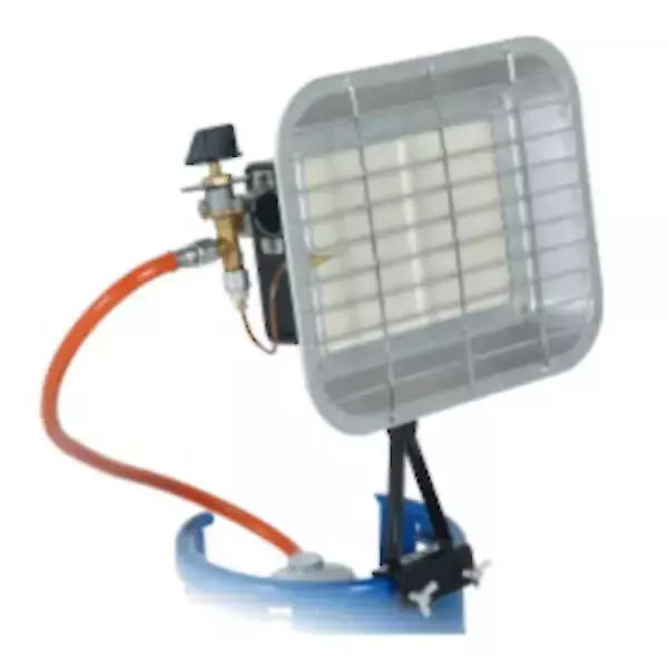 DEDRA DED9970 Elektrische Raumheizung Silber 4600 W