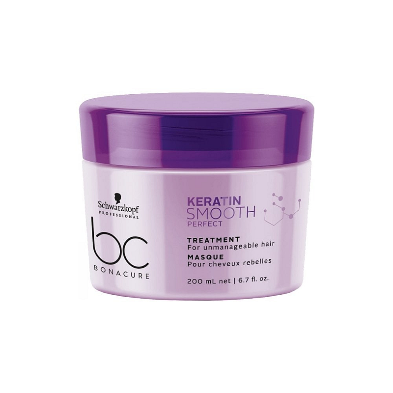 Schwarzkopf Bonacure BC Keratin Smooth Perfect Treatment 200ml Haarmaske Frauen