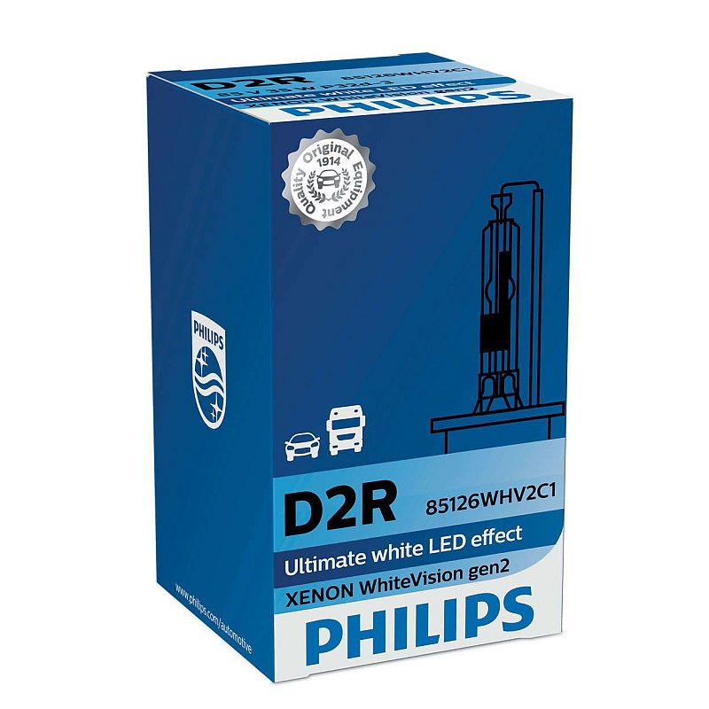 Philips WhiteVision Xenon gen2 85126WHV2C1 Xenon-Fahrzeugscheinwerferlampe