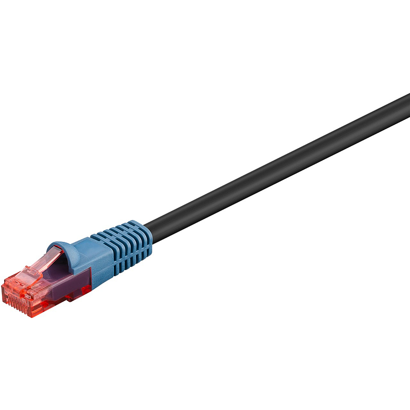 Goobay 94393 Netzwerkkabel Schwarz 30 m Cat6 U/UTP (UTP)