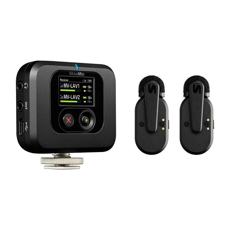 Shure MV-TWO-KIT-Z6 Kabelloser Mikrofonempfänger Kamerahalterung