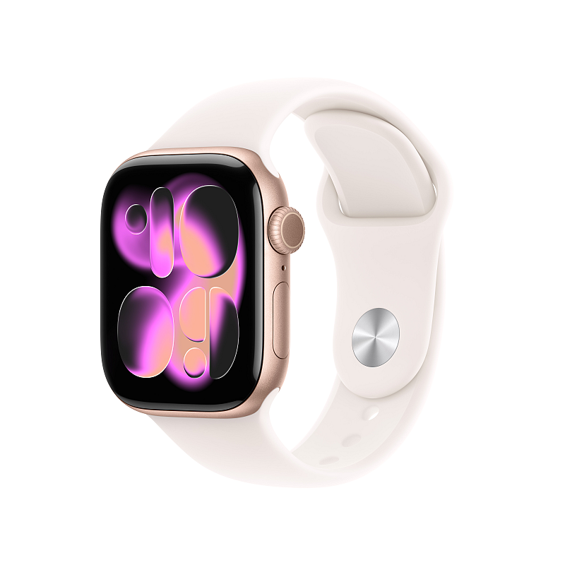 Apple Watch Series 11 OLED 42 mm Digital 374 x 446 Pixel Touchscreen Roségold WLAN GPS