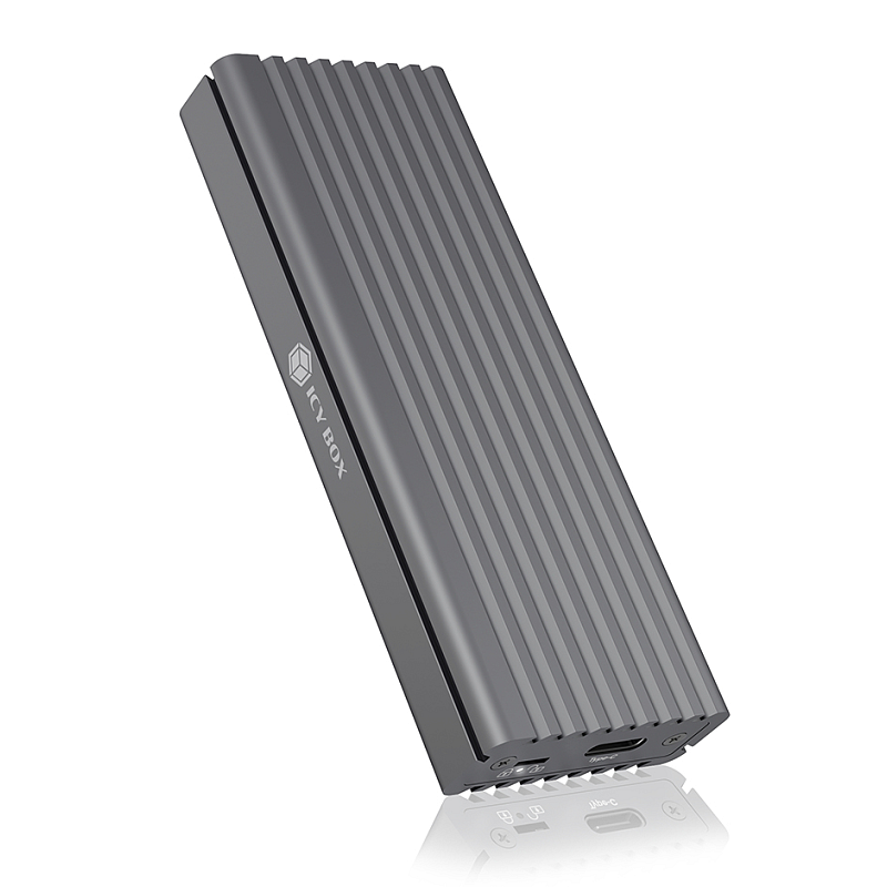 ICY BOX IB-1817M-C31, Type-C® USB 3.2 Gen 2 zu PCIe NVMe M.2 2230/2242/2260/2280 SSD Gehäuse mit Schreibschutz