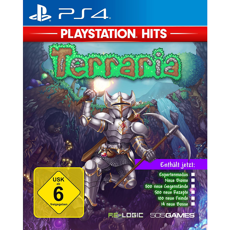 505 Games Terraria - PLAYSTATION HITS Reissue Deutsch, Englisch, Spanisch, Französisch, Italienisch PlayStation 4