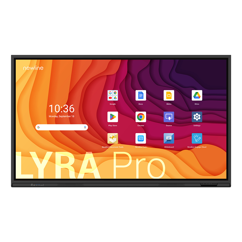 Newline TT-9823QA Interaktives Whiteboard 2,49 m (98") 3840 x 2160 Pixel Touchscreen Schwarz