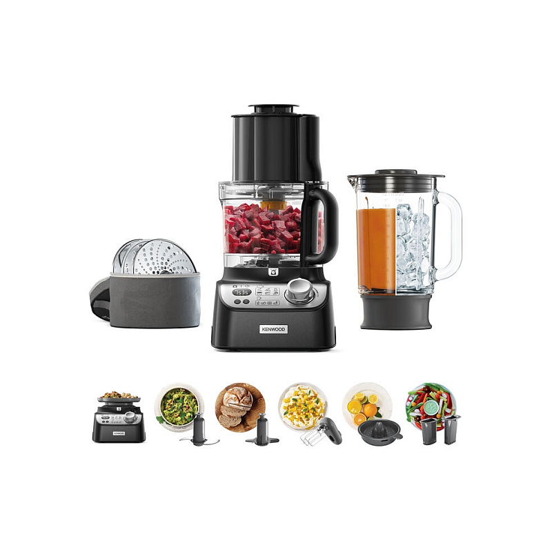 Kenwood FDM72.990BK Küchenmaschine 1000 W 3 l Schwarz Integrierte Waagen