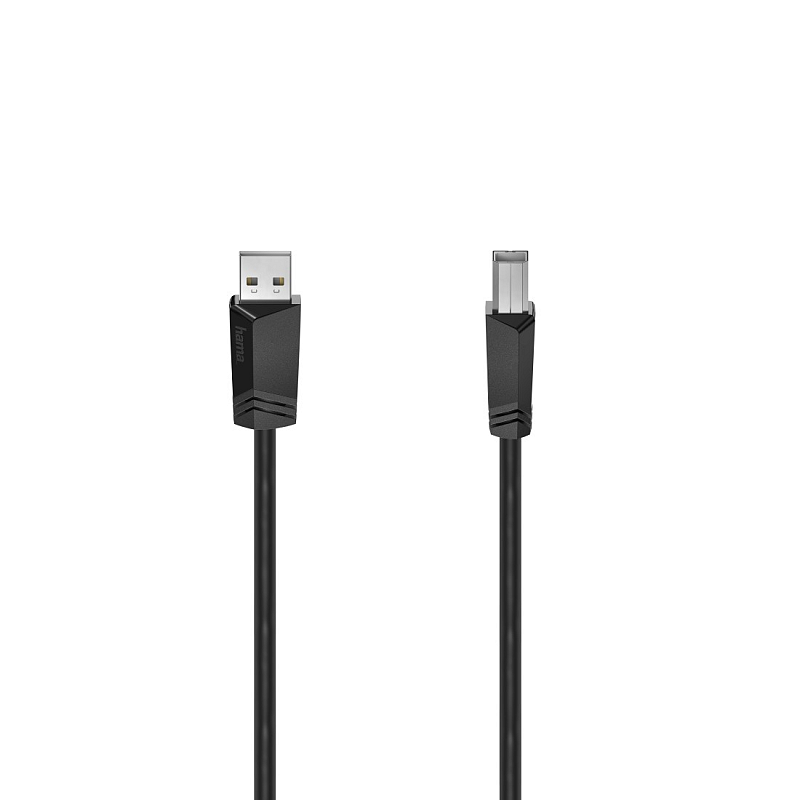 Hama 00200603 USB Kabel USB 2.0 3 m USB A USB B Schwarz
