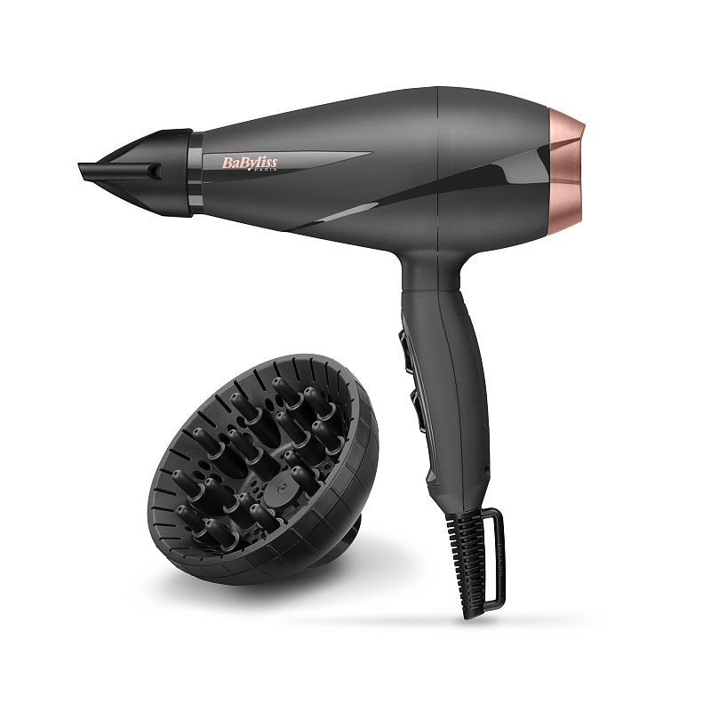 BaByliss Smooth Pro 2100 Haartrockner 2100 W Schwarz, Rosa-Goldfarben