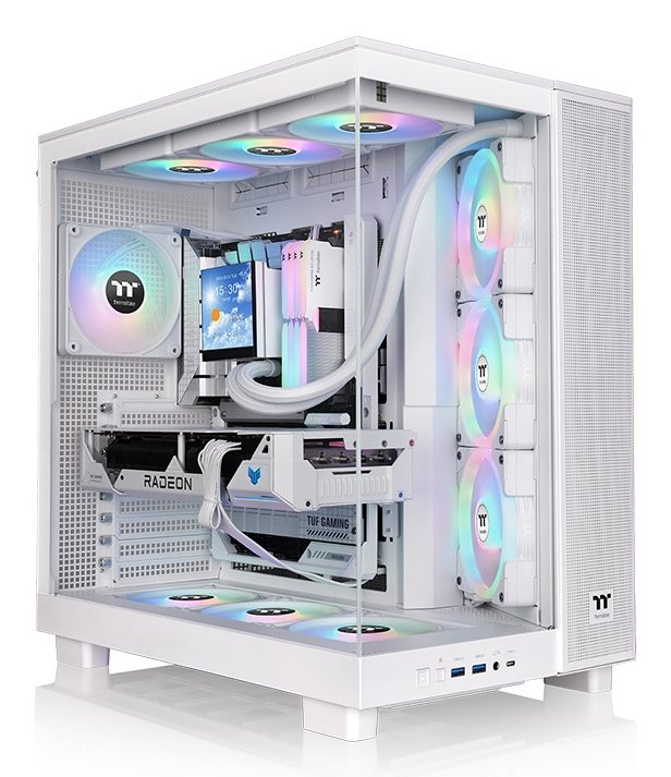 Thermaltake View 380 XL TG ARGB Midi Tower Weiß