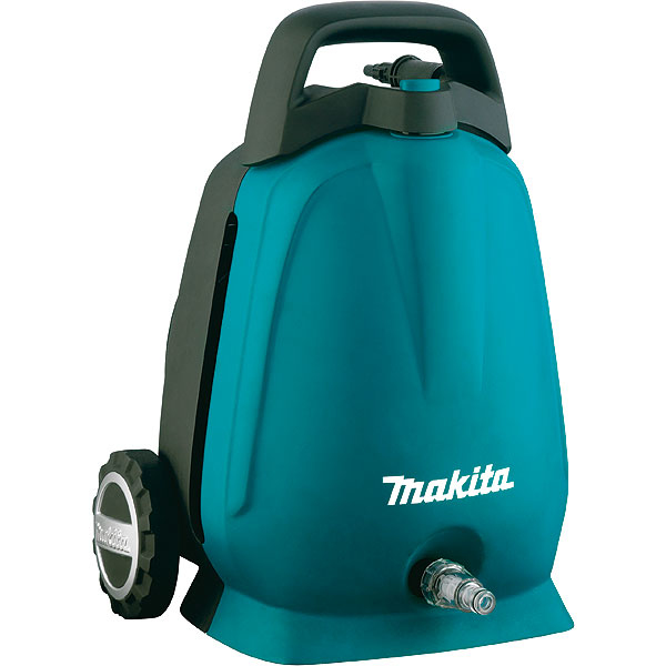Makita HW102 Hochdruckreiniger Kompakt Elektro 360 l/h 1300 W Schwarz, Türkis