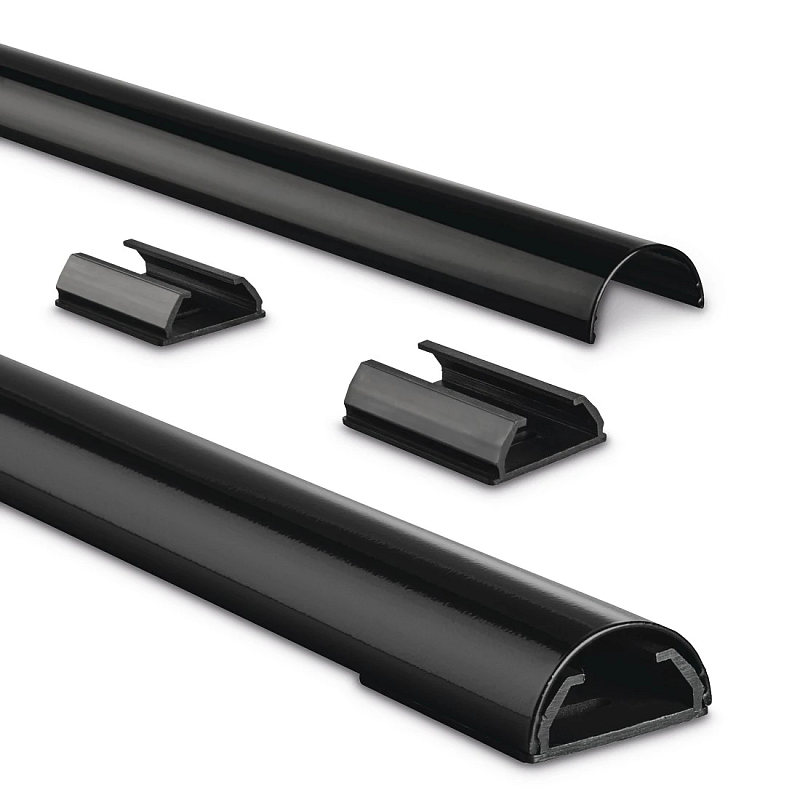 Hama 00220990 Kabel-Organizer Universal Kabelkanal Schwarz 1 Stück(e)