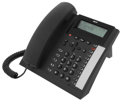 Tiptel 1020 Analoges Telefon Schwarz