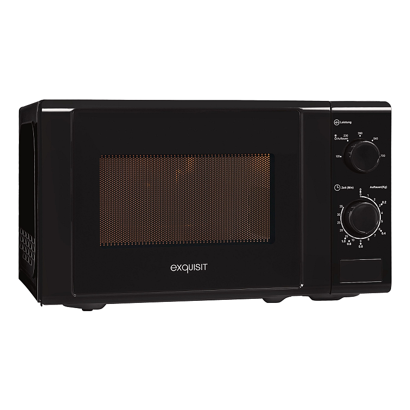 Exquisit MW900-030 Schwarz Grill-Mikrowelle Arbeitsplatte 20 l 700 W