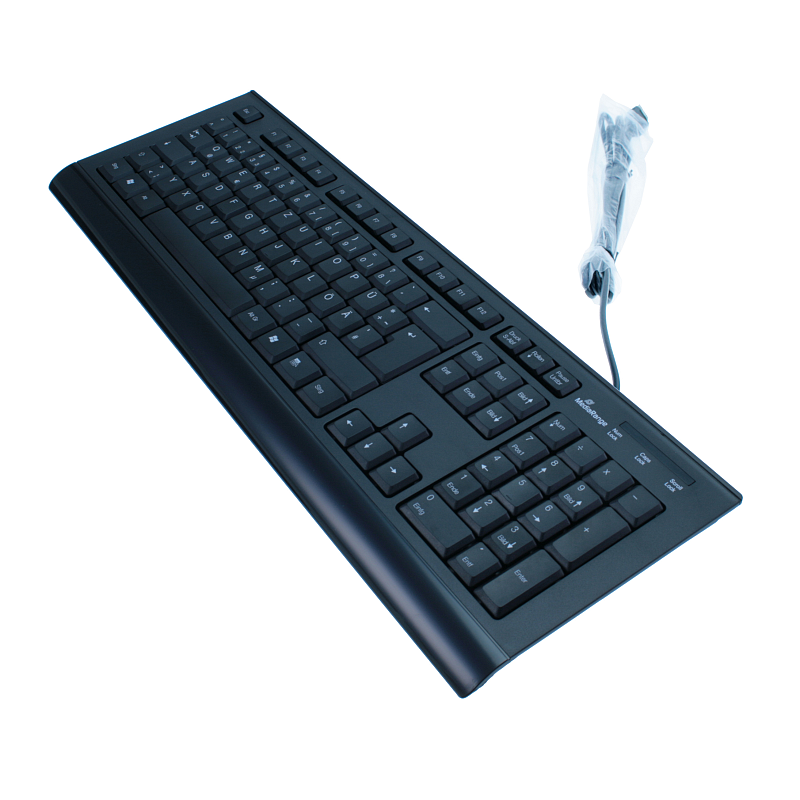 MediaRange MROS101 Tastatur Büro USB QWERTZ Deutsch Schwarz
