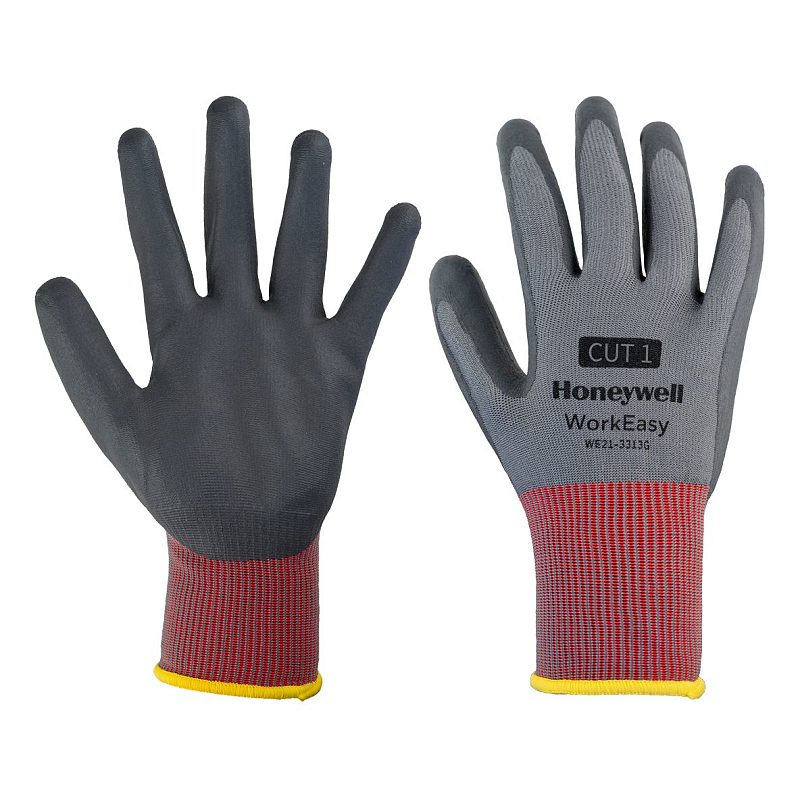 Honeywell WE21-3313G-9/L Handschutz Schutzfäustlinge Grau Nitrilschaum