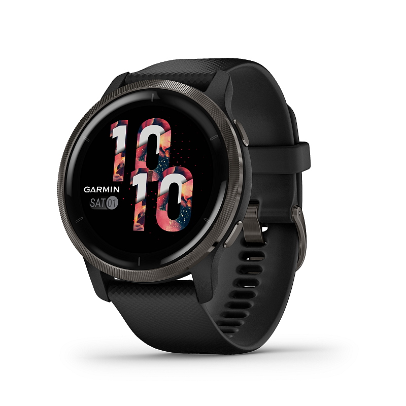 Garmin Venu 2 3,3 cm (1.3") AMOLED 45.4 mm Digital 416 x 416 Pixel Touchscreen WLAN GPS