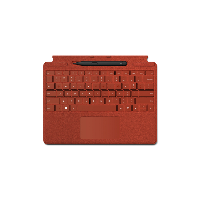 Microsoft Signature with Slim Pen 2 QWERTZ Deutsch Microsoft Cover port Rot