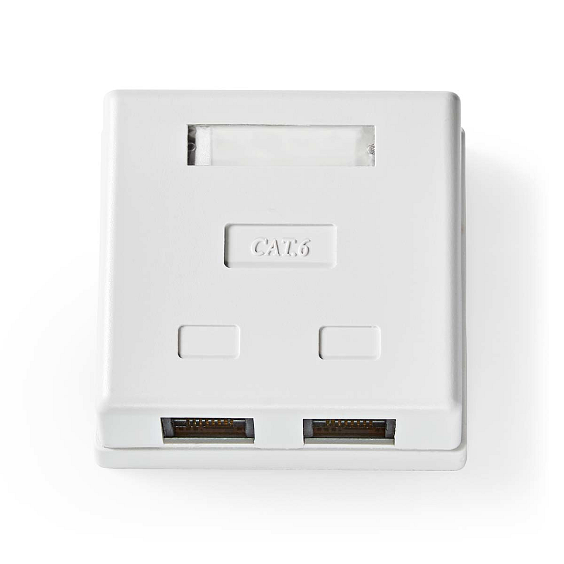 Nedis CCGP89110WT Netzwerkanschlussdose Cat6 Weiß