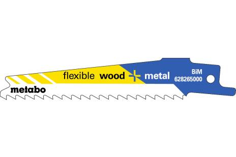 Metabo 628265000 Sägeblatt für Stichsägen, Laubsägen & elektrische Sägen Säbelsägeblatt Bimetallisch 5 Stück(e)