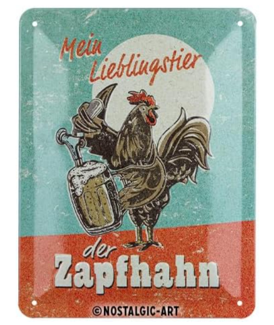 Nostalgic Art 45104982 Dekoratives Schild & Tafel für drinnen Metall Mehrfarbig