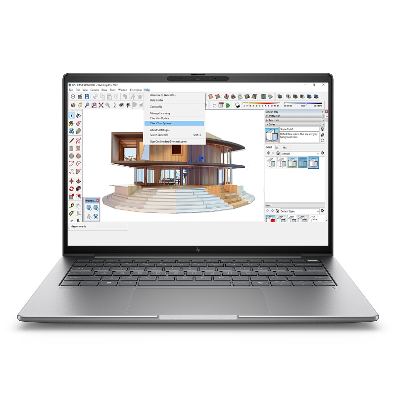 HP ZBook 8 G1i Intel Core Ultra 7 265H Mobiler Arbeitsplatz 35,6 cm (14") WQXGA 64 GB DDR5-SDRAM 2 TB SSD NVIDIA RTX 500 Ada Wi-Fi 7 (802.11be) Windows 11 Pro AI Workstation, AI PC Silber