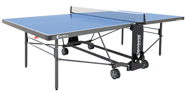Sponeta S 4-73 E Tischtennisplatte Rollaufsatz (2 Tabletops & 1 Fahrwerk) Blau Melamin