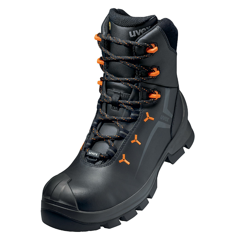 Uvex MACSOLE Unisex Erwachsener Schwarz, Orange