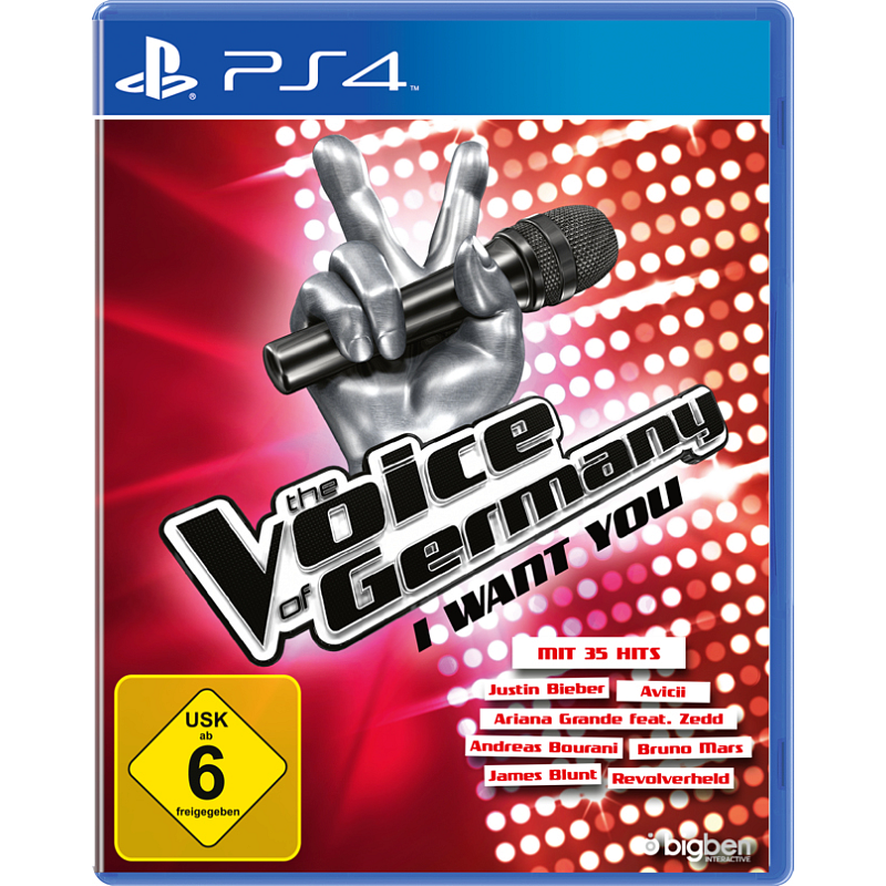 Bigben Interactive The Voice of Germany – I Want You Standard Deutsch PlayStation 4