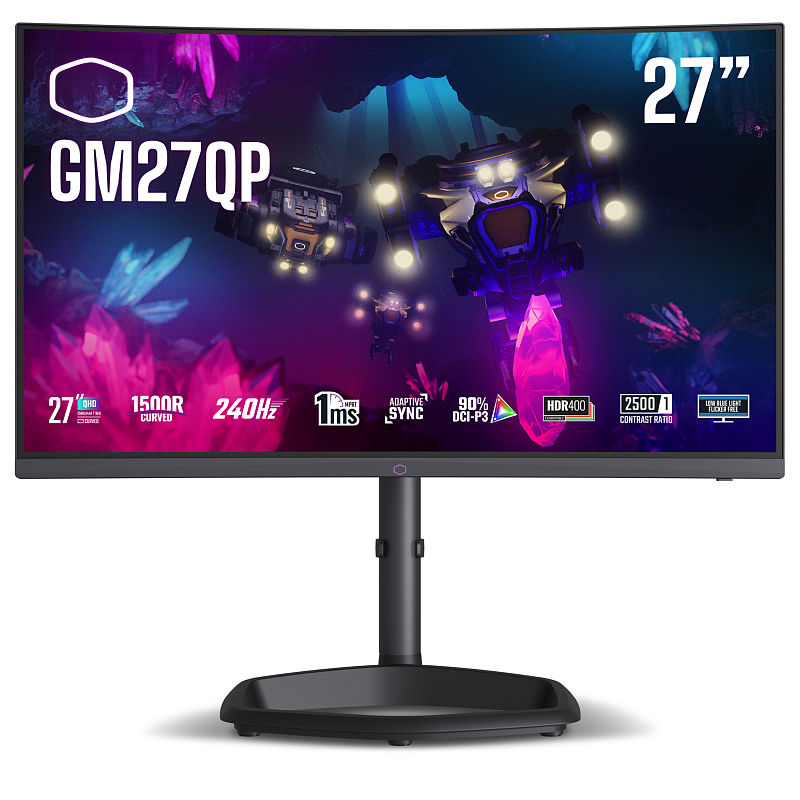 Cooler Master Gaming GM27QP Computerbildschirm 68,6 cm (27") 2560 x 1440 Pixel Quad HD Schwarz