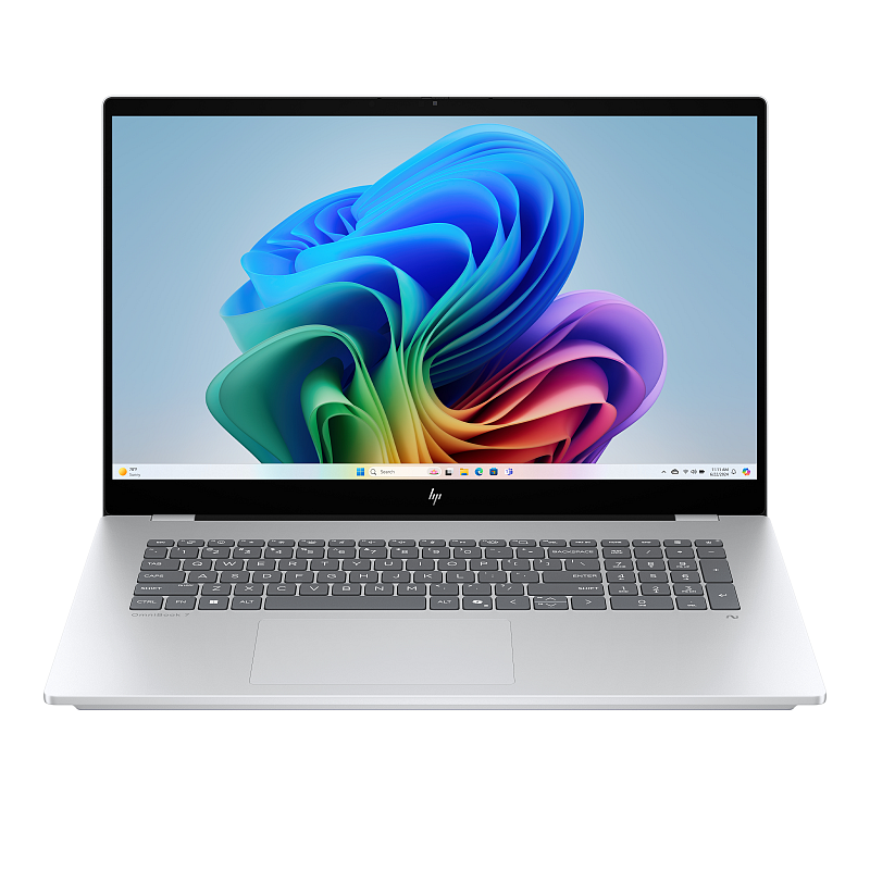 HP OmniBook 7 Next Gen AI 17-dc0455ng Copilot+ PC Intel Core Ultra 5 226V Laptop 43,9 cm (17.3") Touchscreen Full HD 16 GB LPDDR5x-SDRAM 512 GB SSD Wi-Fi 7 (802.11be) Windows 11 Home Silber