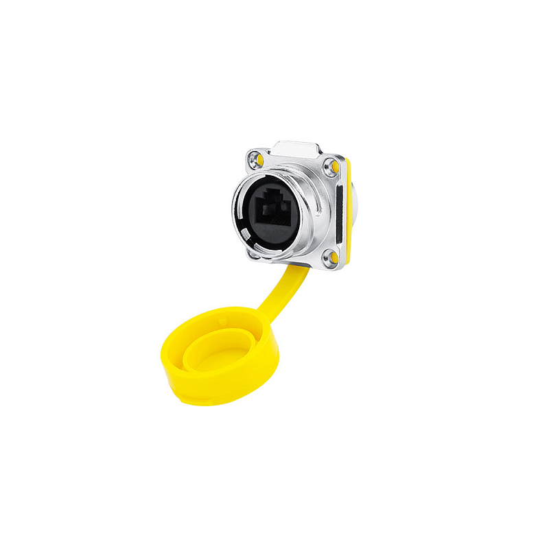 Alcasa S3 IC03-24R02 RJ45 Metallisch, Gelb