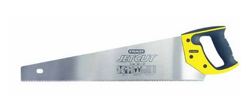 Stanley 2-15-288 Handsäge 50 cm Schwarz, Edelstahl, Gelb