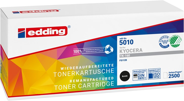 Edding EDD-5010 Toner, schwarz kompatibel zu Kyocera TK-160