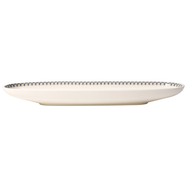 Villeroy & Boch Casale Blu Obstschale 2,705 l Oval Porzellan Beige, Blau 1 Stück(e)