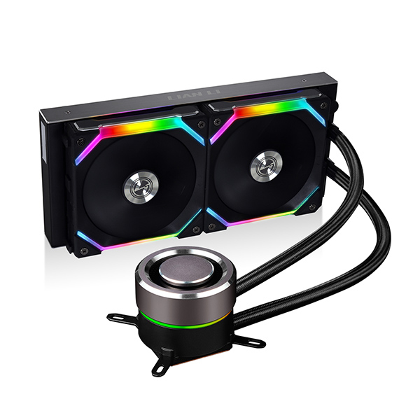 Lian Li Galahad AIO Prozessor All-in-One-Flüssigkeitskühler 12 cm Schwarz