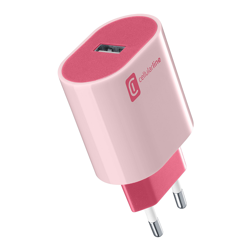 Cellularline USB Charger #Stylecolor - Universal Netzladegerät 12W, bunt