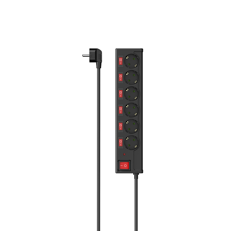 Hama 00223158 Intelligente Steckerleiste 6 AC-Ausgänge 1,4 m 3680 W