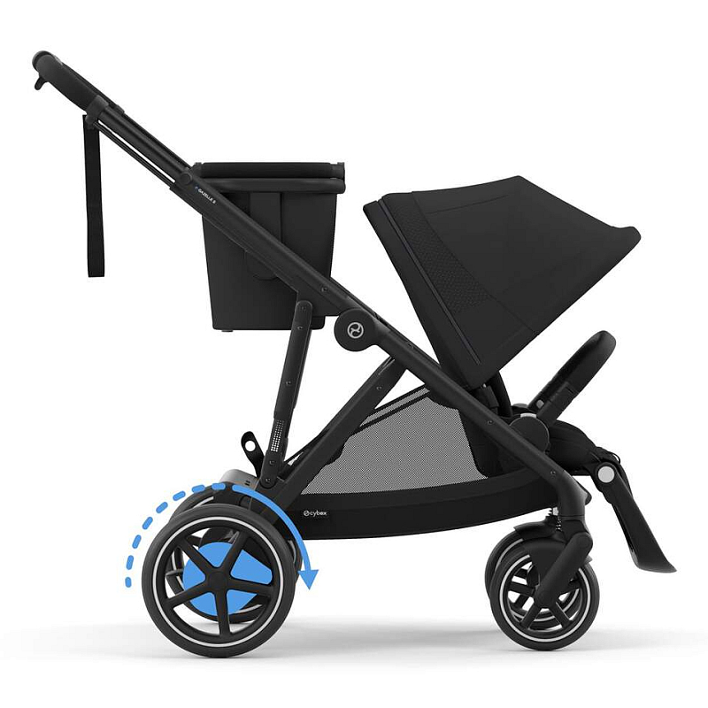CYBEX e-Gazelle S Traditioneller Kinderwagen 1 Sitz(e) Schwarz