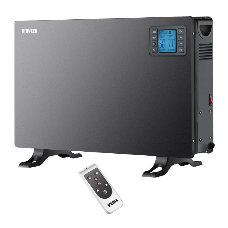 Noveen CH7100 LCD Smart Drinnen Schwarz 2000 W Elektrischer Konvektor-Raumheizer