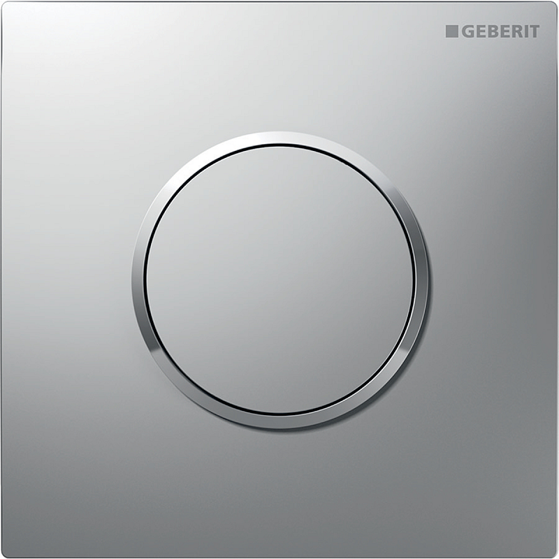 Geberit 116.015.JQ.1 Ersatzteil für Toilettenspülung Spülplatte Rot, Chrom