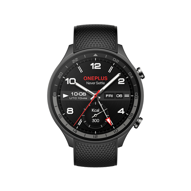 OnePlus Watch 2R 3,63 cm (1.43") AMOLED 46 mm Digital 466 x 466 Pixel Touchscreen Grau WLAN GPS
