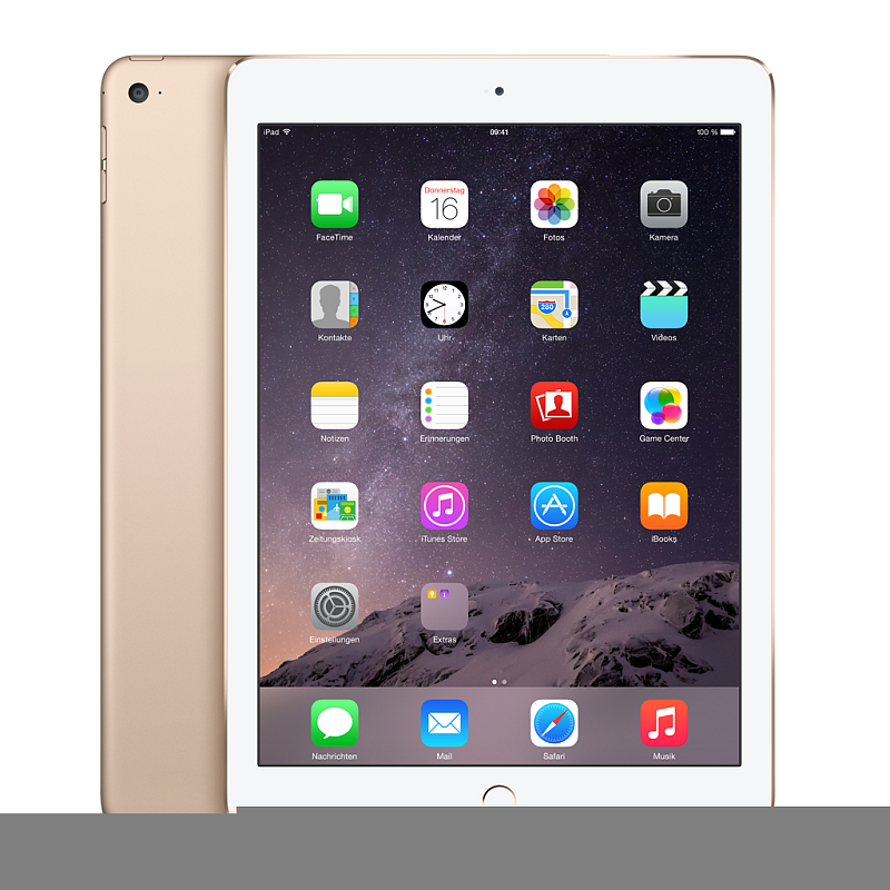 Apple iPad Air 2 64 GB 24,6 cm (9.7") 2 GB Wi-Fi 5 (802.11ac) iOS Gold